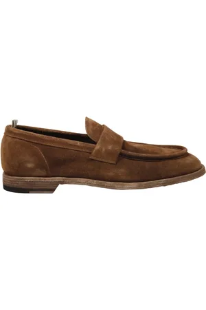 Officine creative Buty, Mężczyzna, brązowy, 41 1/2 EU, Zamsz, Cubano Loafer Sound/001