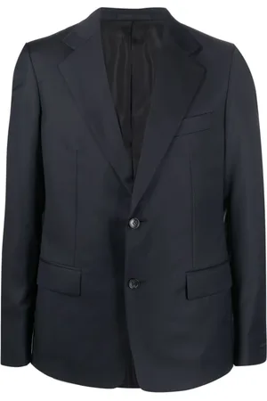 Lanvin Kurtki, Mężczyzna, Niebieski, L, Wełna, Niebieska marynarka