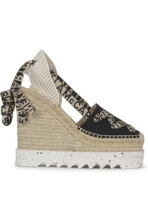 Stella McCartney Buty, Kobieta, Czarny, 40 EU, Bawełna, Płaskie buty płócienne Model Gaia