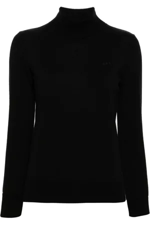 A.P.C. Swetry, Kobieta, Czarny, S, Wełna, Sybille Sweater