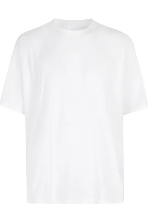 Maison Margiela Koszulki, Mężczyzna, Biały, XS, Bawełna, Bawełniany T-shirt
