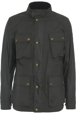Belstaff Kurtki, Mężczyzna, brązowy, L, Brązowa Kurtka Fieldmaster dla Mężczyzn