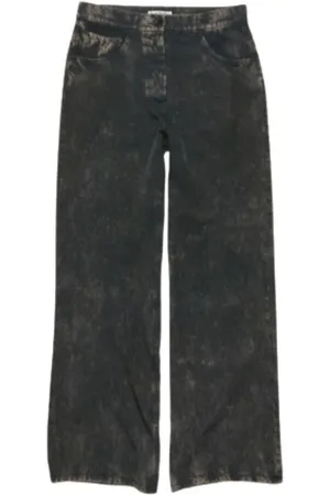 Acne Studios Spodnie, Kobieta, Czarny, S, Montpellier Coqueline Wide Trousers