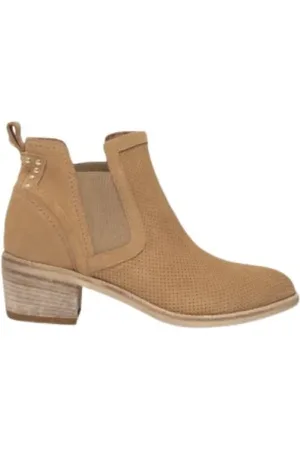 Nero Giardini Buty, Kobieta, Beżowy, 37 EU, Velvet Chelsea Botki