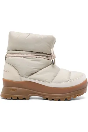 Stella McCartney Buty, Kobieta, Beżowy, 40 EU, Botki na grubej gumowej podeszwie