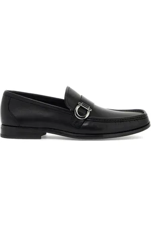Salvatore Ferragamo Buty, Mężczyzna, Czarny, 38 EU, Skóra, Klasyczne skórzane mokasyny