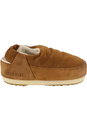 Moon Boot Buty, Kobieta, brązowy, 37 EU, Zamsz, Klapki-chodaki z zamszu