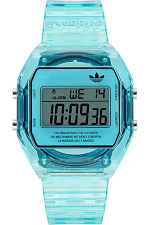 adidas Akcesoria, unisex, Niebieski, ONE SIZE, Cyfrowy zegarek Digital Two Crystal Resin Watch