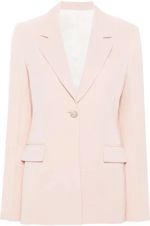 Lanvin Kurtki, Kobieta, Różowy, S, Wełna, Jednorzędowa, dopasowana marynarka