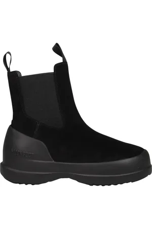 Moon Boot Buty, Kobieta, Czarny, 37 EU, Skóra, Luna Chelsea Botki