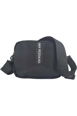 Redskins Torebki, Mężczyzna, Czarny, ONE SIZE, Nylon, Czarna Nylonowa Torba na Ramię Pouch