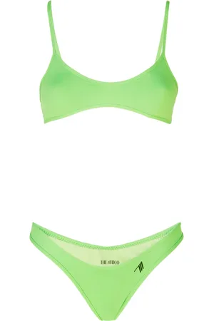 The Attico Stroje kąpielowe, Kobieta, Zielony, L, Zestaw Bikini