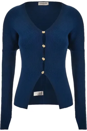 Lanvin Swetry, Kobieta, Niebieski, XS, Cardigan