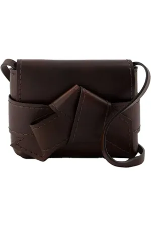 Acne Studios Torebki, Kobieta, brązowy, ONE SIZE, Skóra, Mini Musubi Bag