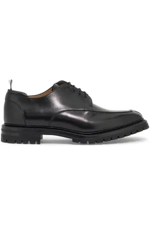 Thom Browne Buty, Mężczyzna, Czarny, 43 EU, Skóra, Klasyczne derby ze skóry cielęcej z podeszwą Commando i przeszyciem na nosku