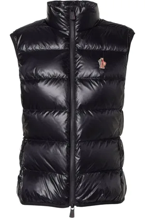Moncler Kurtki, Kobieta, Czarny, L, Nylon, Kamizelka Dynamics