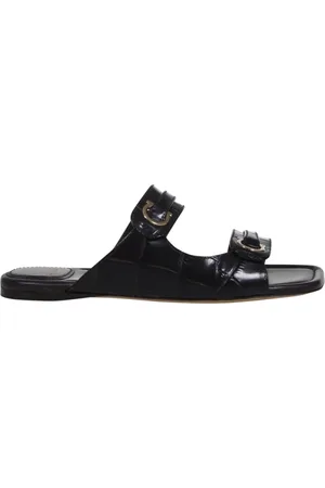 Salvatore Ferragamo Buty, Kobieta, Czarny, 36 EU, Skóra, Kate Slide