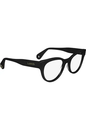 Lanvin Akcesoria, Kobieta, Czarny, ONE SIZE, Czarne okulary z octanową oprawką