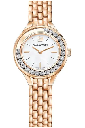 Swarovski Akcesoria, Kobieta, Biały, ONE SIZE, Zegarek Lovely Crystals Mini Rosegold