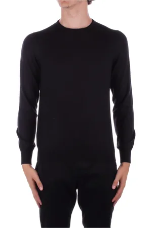 TAGLIATORE Swetry, Mężczyzna, Czarny, 2XL, Wełna, Czarny Sweter Marley Wool