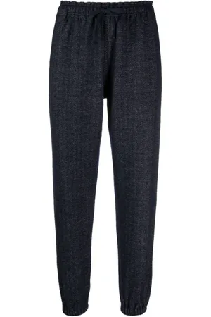 Ralph Lauren Spodnie, Kobieta, Niebieski, XS, Bawełna, Spodnie dresowe z elastyczną talią