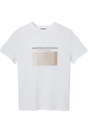 A.P.C. Koszulki, Mężczyzna, Biały, M, Bawełna, Casualowa bawełniana koszulka
