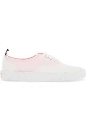 Thom Browne Buty, Kobieta, Biały, 38 EU, Bawełna, Heritage Funmix Sneakers