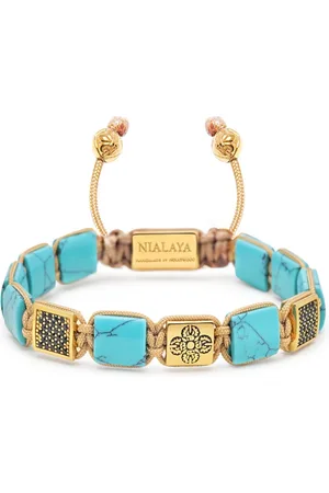 Nialaya Akcesoria, Mężczyzna, Żółty, M, Nylon, Bransoletka z Kolekcji Dorje Flatbead