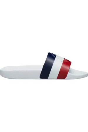 Moncler Buty, Mężczyzna, Wielobarwność, 40 EU, Sandały z Paskami na Palce w Trójkolorze