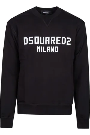 Dsquared2 Bluzy, Mężczyzna, Czarny, XL, Stylowy Sweatshirt dla Cool Fit