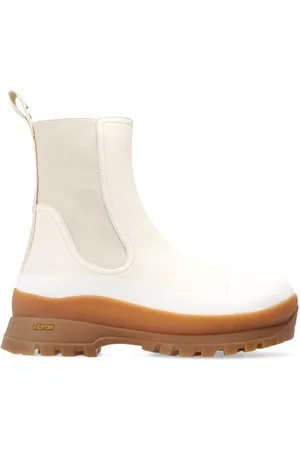 Stella McCartney Buty, Kobieta, Beżowy, 38 EU, Skóra, Botki Trace