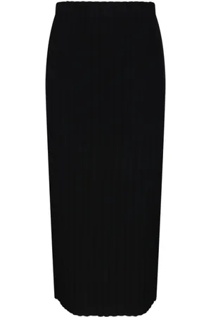 By Malene Birger Spódnice, Kobieta, Czarny, XS, Len, Czarna Spódnica Fiemme
