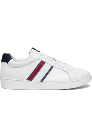 Nero Giardini Buty, Mężczyzna, Wielobarwność, 40 EU, Skóra, 707 Oakland Bianco Sauvage Blu Sneakers