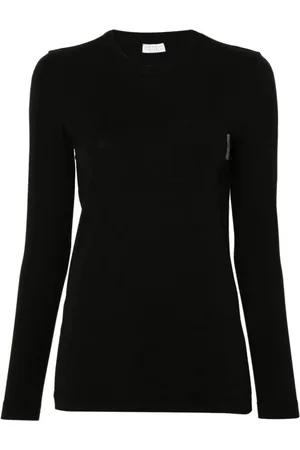 Brunello Cucinelli Koszulki, Kobieta, Czarny, S, Stylowe damskie T-shirty i pola
