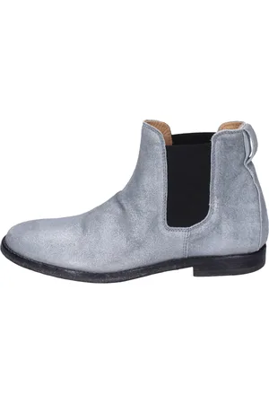 Moma Buty, Kobieta, Szary, 37 EU, Zamsz, Zamszowe Botki do Kostki