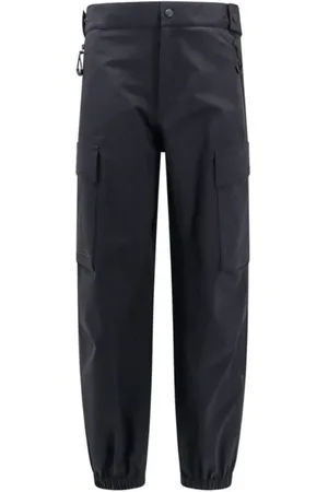Moncler Spodnie, Mężczyzna, Czarny, L, Czarne spodnie cargo