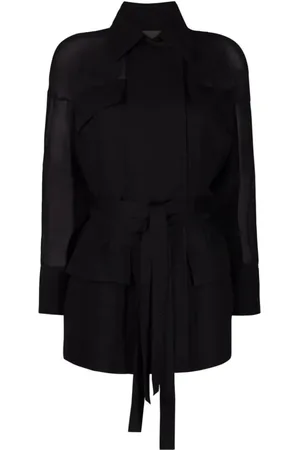 Salvatore Ferragamo Płaszcze, Kobieta, Czarny, S, Parka
