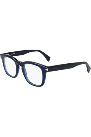 Lanvin Akcesoria, Mężczyzna, Niebieski, ONE SIZE, Niebieskie okulary octanowe