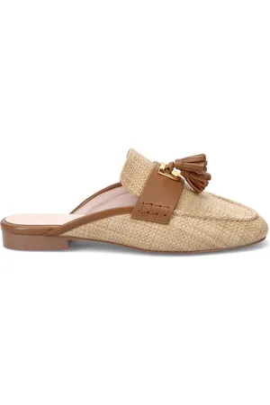 Coccinelle Buty, Kobieta, Beżowy, 39 EU, Skóra, Beżowe sandały z detalem Maxi Plectrum