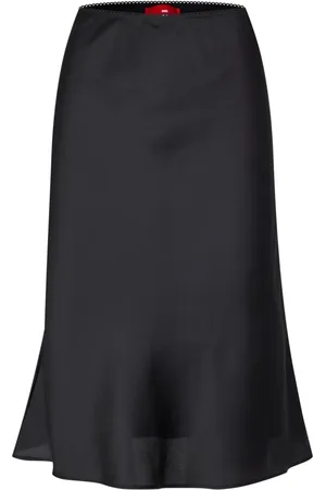 Crās Spódnice, Kobieta, Czarny, XS, Poliester, Tail Skirt