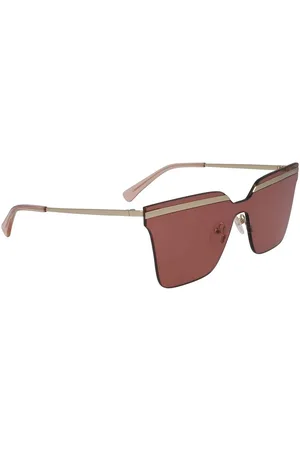 Longchamp Akcesoria, unisex, Wielobarwność, ONE SIZE, Wielokolorowe metalowe okulary przeciwsłoneczne
