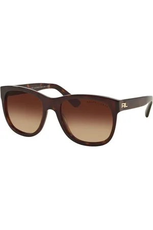 Ralph Lauren Akcesoria, Kobieta, brązowy, ONE SIZE, Okulary przeciwsłoneczne z octanu z soczewkami