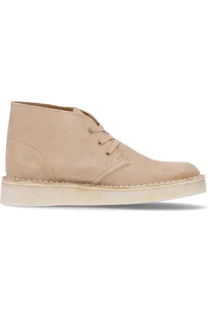 Clarks Buty, Mężczyzna, Różowy, 44 EU, Len, Zamszowe mokasyny w kolorze opalenizny – buty lifestylowe
