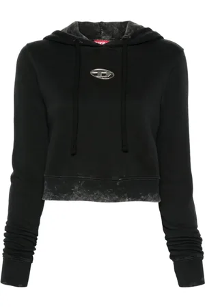 Diesel Bluzy, Kobieta, Czarny, XS, Hoodie
