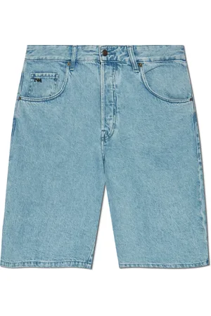 Emporio Armani Szorty, Mężczyzna, Niebieski, S, Bawełna, Bermudy jeansowe z pięcioma kieszeniami