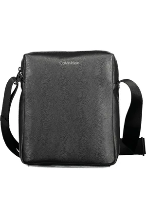 Calvin Klein Torebki, Mężczyzna, Czarny, ONE SIZE, Torba na ramię z zamkiem błyskawicznym