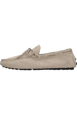 Stokton Buty, Mężczyzna, Beżowy, 44 EU, Zamsz, Płaskie buty Beżowe