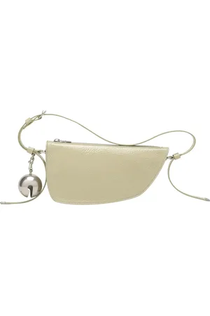 Burberry Torebki, Kobieta, Beżowy, ONE SIZE, Skóra, Skórzana torba na ramię Shield Sling