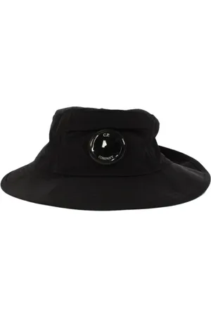 C.P. Company Akcesoria, unisex, Czarny, M, Stylowy Czarny Kapelusz Poliamidowy