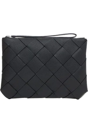 Bottega Veneta Torebki, Mężczyzna, Czarny, ONE SIZE, Skóra, Diago Large Clutch Bag